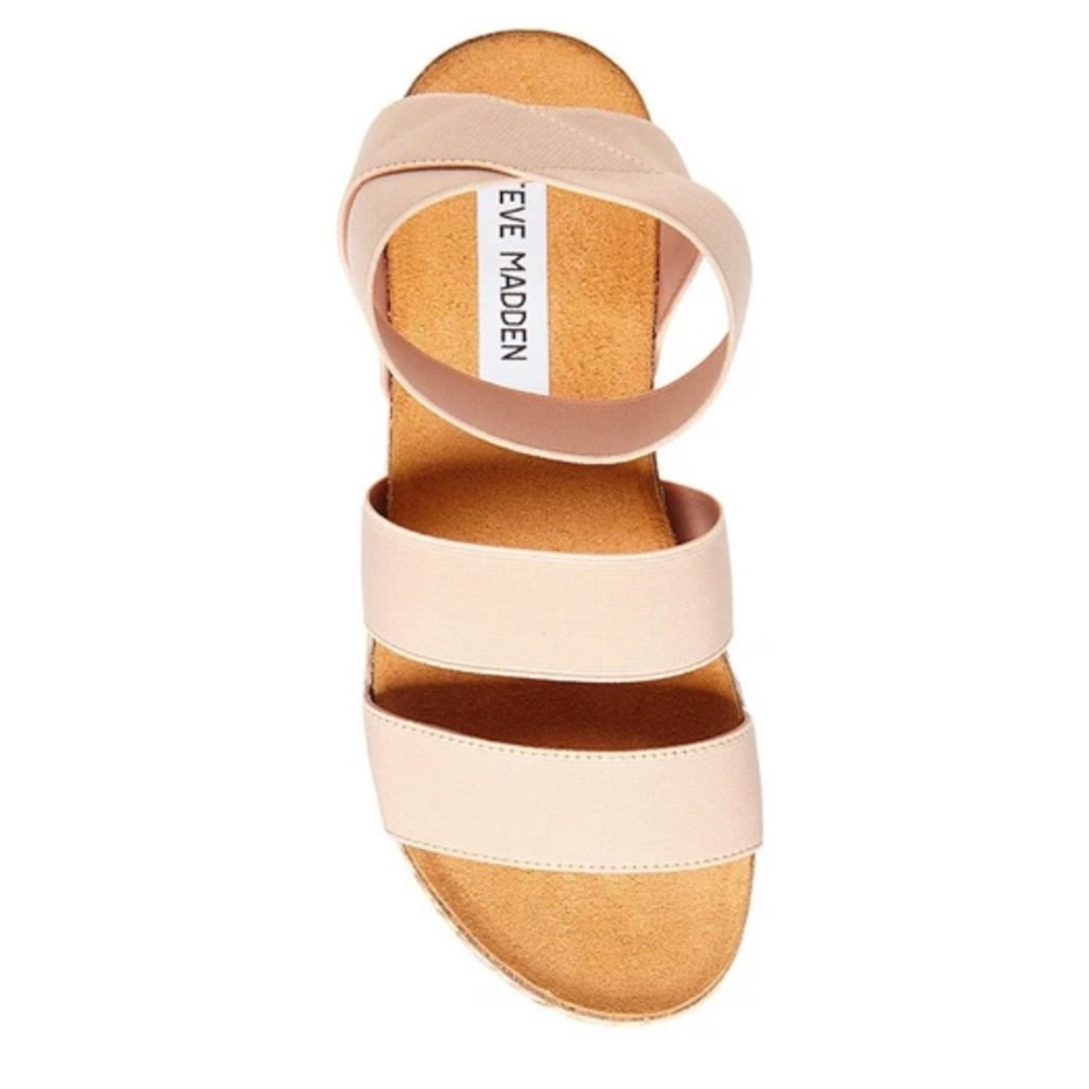 11 Steve Madden Kimmie Blush Platform Sandal Shoes - Picture 5 of 9